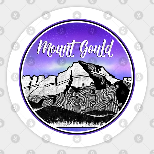 Mount Gould Sticker by mailboxdisco